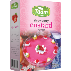 Strawberry Custard Powder 120gs